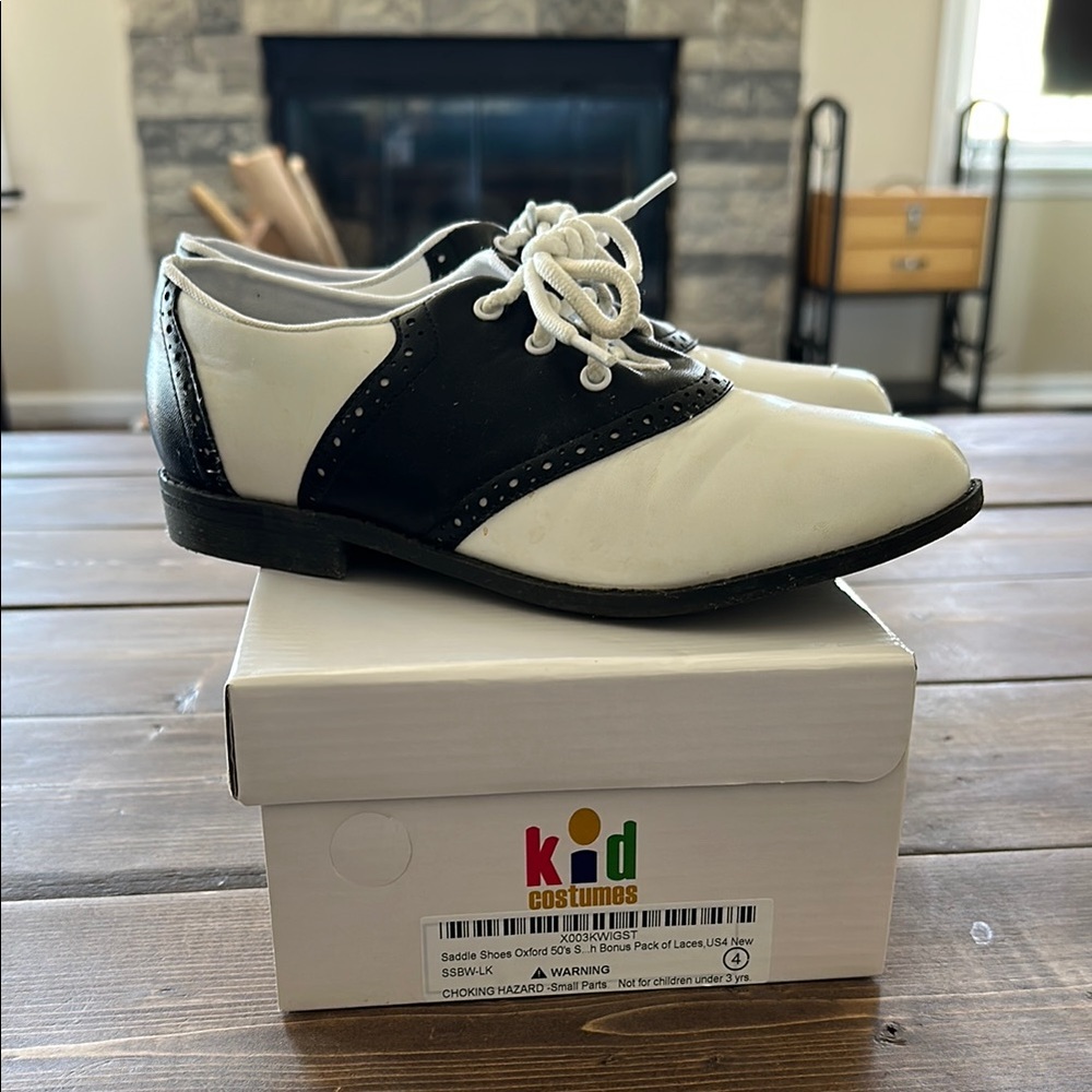 Black and White Saddle Shoes